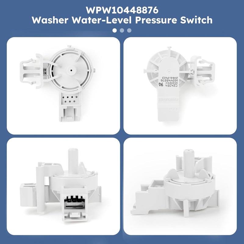 SuperDi WPW10448876 Washer Water-Level Pressure Switch - Replacement for Whirlpool AP6021553, W10448876, 2312075, PS11754877, WPW10448876VP - Image 2